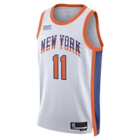 Unisex Nike Jalen Brunson White New York Knicks 2024/25 Swingman Player Jersey - City Edition