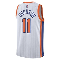 Unisex Nike Jalen Brunson White New York Knicks 2024/25 Swingman Player Jersey - City Edition