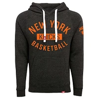 Unisex Sportiqe  Black New York Knicks Olsen Tri-Blend Pullover Hoodie