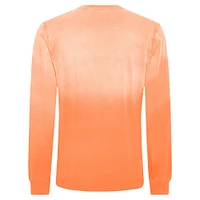 Unisex Sportiqe Orange New York Knicks Mohave Sun-Dipped Long Sleeve T-Shirt