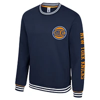 Sweat-shirt unisexe Stadium Essentials bleu marine New York Knicks Half-Time 2