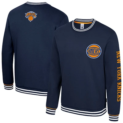 Sweat-shirt unisexe Stadium Essentials bleu marine New York Knicks Half-Time 2