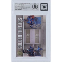 Walt Frazier & Chauncey Billups New York Knicks Autographed 2010-11 Panini Gold Standard Golden Threads #6 #/299 Beckett Fanatics Witnessed Authenticated 10 Card 