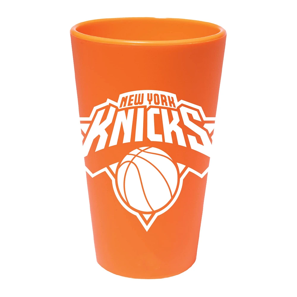 WinCraft New York Knicks 16oz. Verre à pinte en silicone couleur équipe