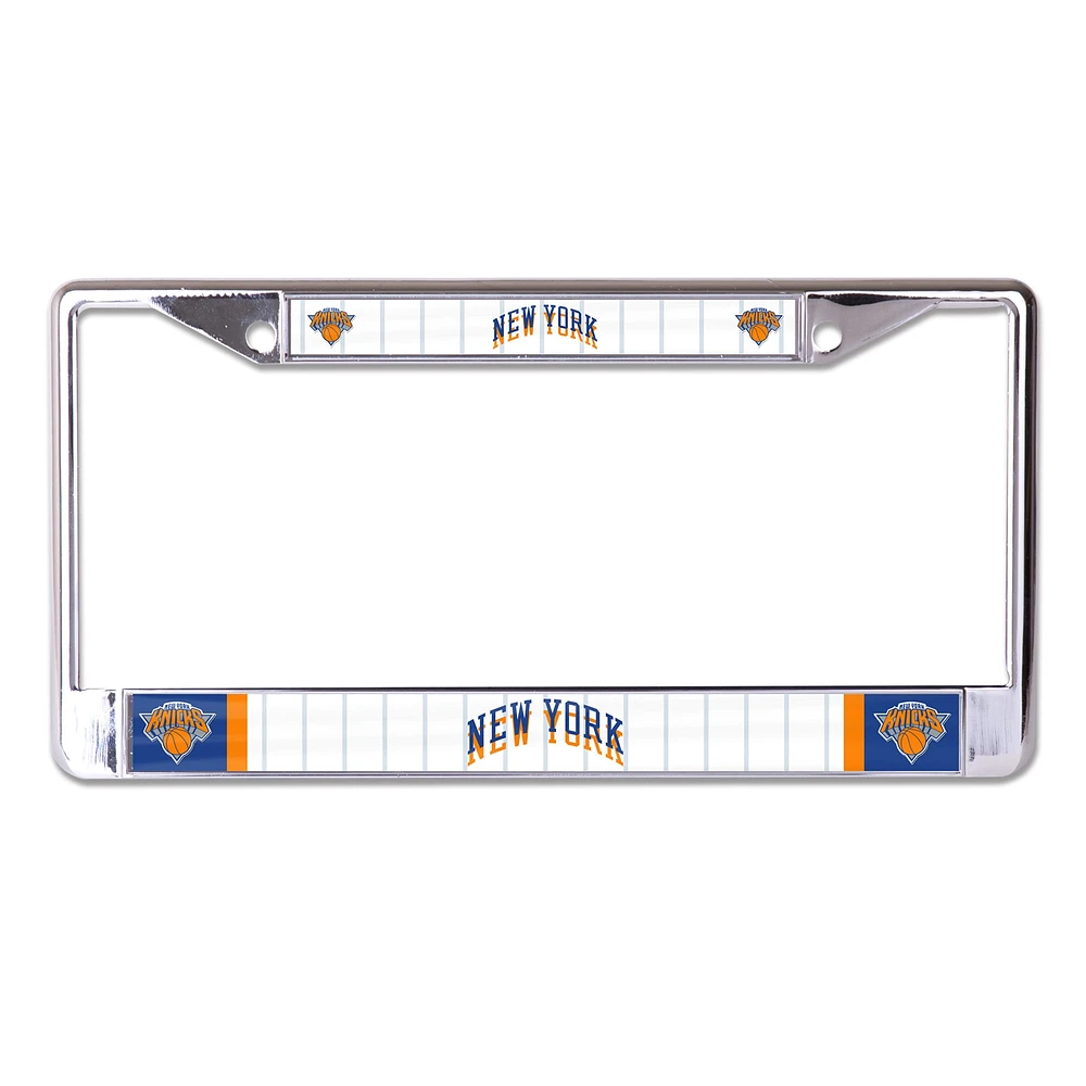 WinCraft  New York Knicks 2024/25 City Edition Laser Cut Metal License Plate Frame