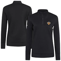 Pull à glissière quart de tour pour femme Levelwear Black New York Knicks Cushion