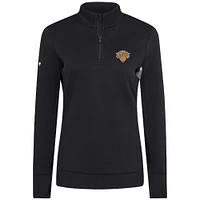 Pull à glissière quart de tour pour femme Levelwear Black New York Knicks Cushion