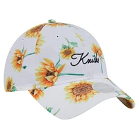 Women's New Era  White New York Knicks Adventure Flower 9TWENTY Adjustable Hat