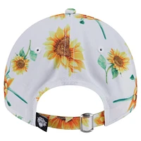Women's New Era  White New York Knicks Adventure Flower 9TWENTY Adjustable Hat