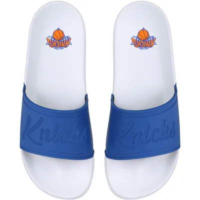 New York Knicks FOCO Women's Script Wordmark Slide Sandals