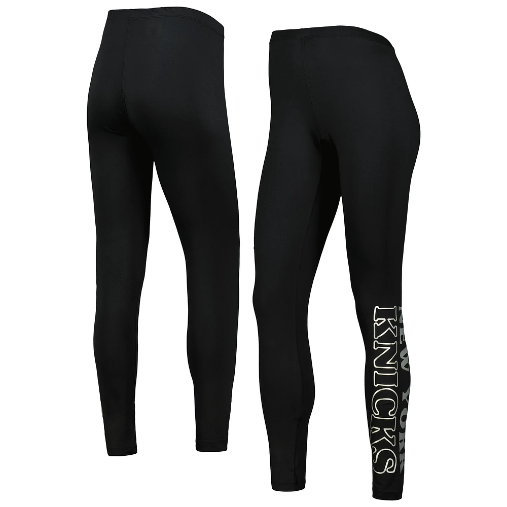 Legging pour femme G-III 4Her by Carl Banks Noir New York Knicks Stadium