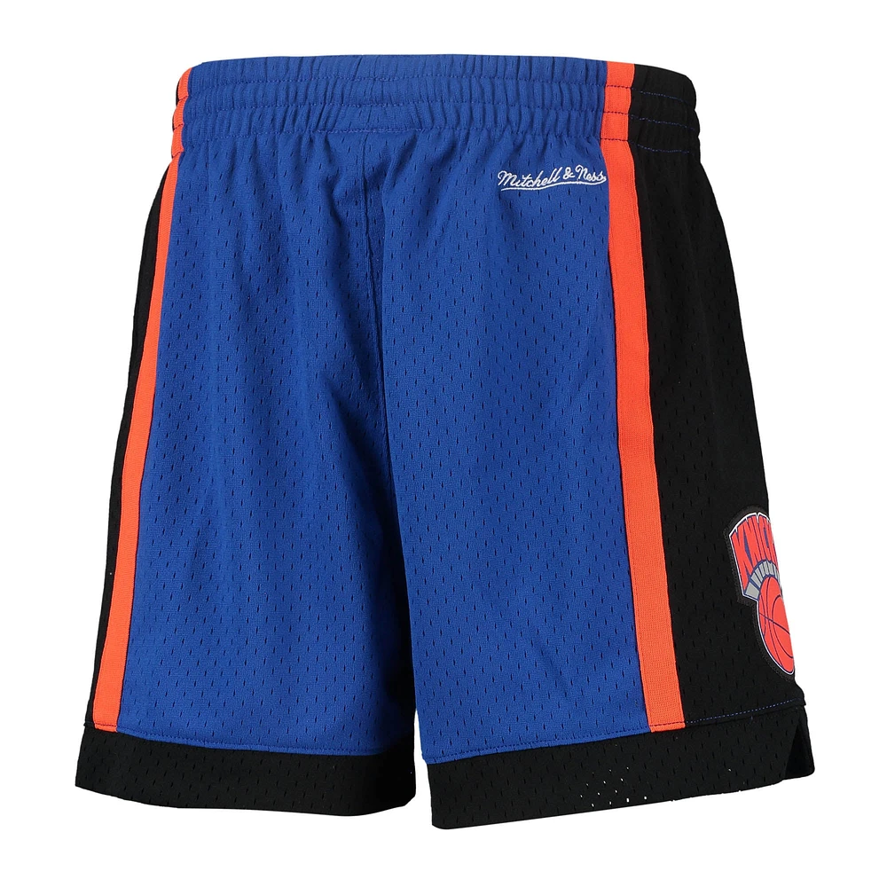 Women's Mitchell & Ness Royal New York Knicks Jump Shot Shorts