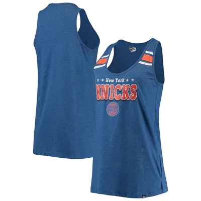 New York Knicks Era Women's Scoop-Neck Racerback Tank Top - Blue