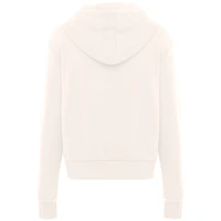 Women's Sportiqe  Cream New York Knicks Ava Boxy Tri-Blend Pullover Hoodie