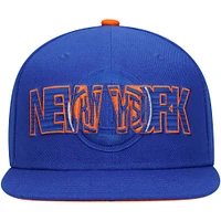Youth Blue New York Knicks Lifestyle Wordmark - Snapback Hat