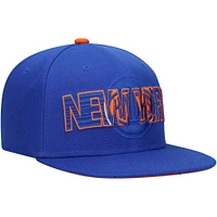 Youth Blue New York Knicks Lifestyle Wordmark - Snapback Hat