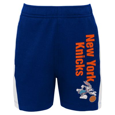 Youth Blue New York Knicks Space Jam 2 Slam Dunk Mesh Shorts