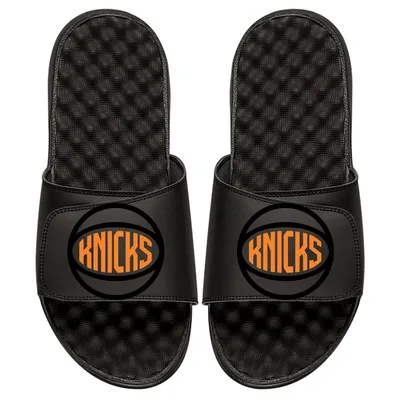 New York Knicks ISlide Youth Tonal Pop Slide Sandals - Black