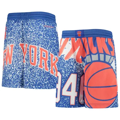 Lids New York Knicks Mitchell & Ness Big Tall Hardwood Classics Jumbotron  Shorts - Blue