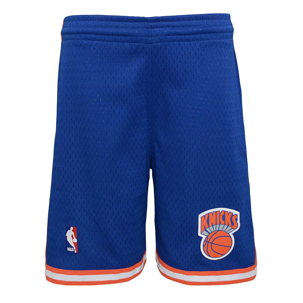 Short Swingman Mitchell & Ness New York Knicks Hardwood Classics bleu pour jeune