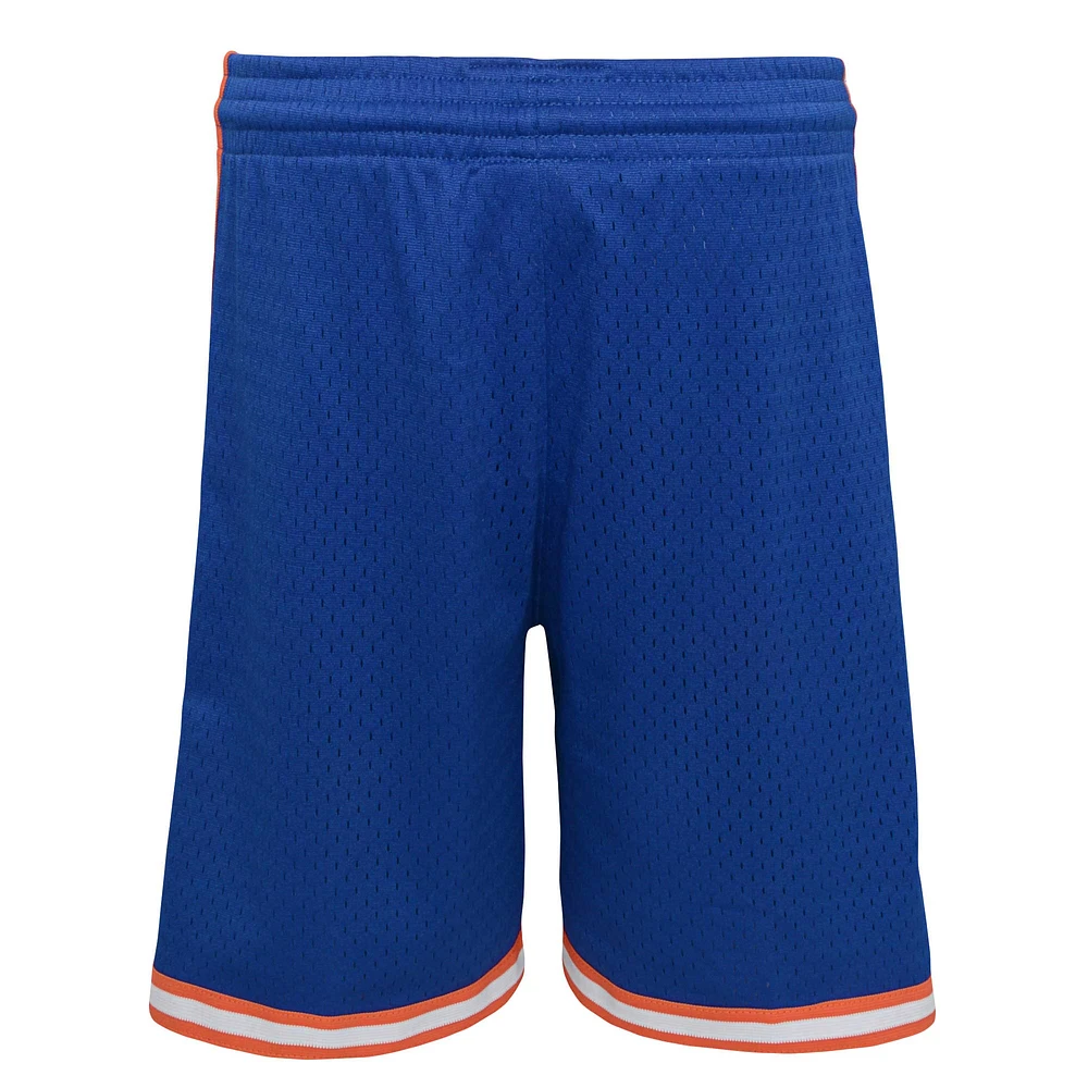 Short Swingman Mitchell & Ness New York Knicks Hardwood Classics bleu pour jeune