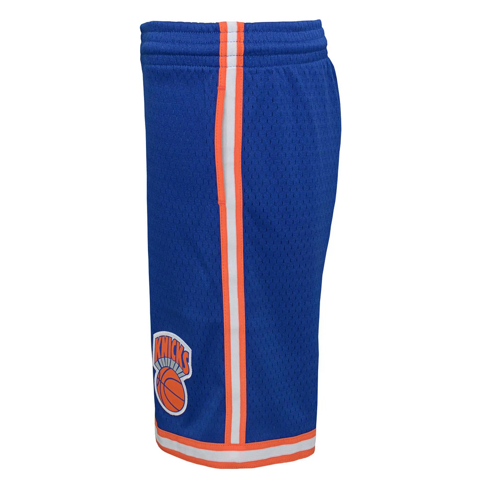 Short Swingman Mitchell & Ness New York Knicks Hardwood Classics bleu pour jeune
