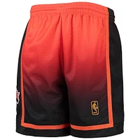 Youth Mitchell & Ness Orange/Black New York Knicks 1996/97 Hardwood Classics Fadeaway Reload 3.0 Swingman Shorts