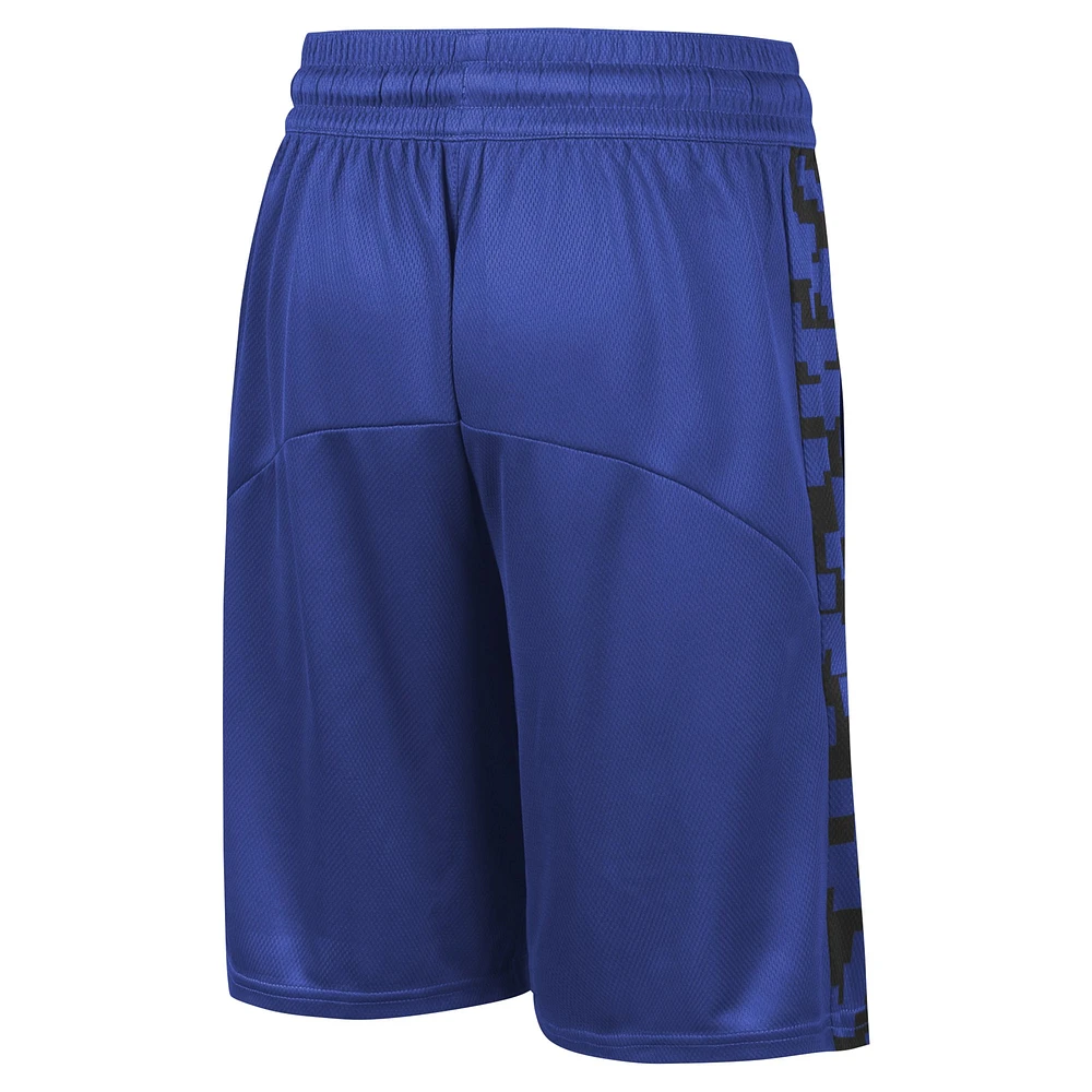 Short Nike bleu pour jeunes des New York Knicks Courtside Starting Five Team