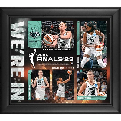  New York Liberty 2023 WNBA Finals Framed 15" x 17" 2023 We're In Collage