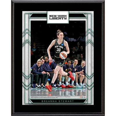 Plaque de joueur sublimée Breanna Stewart New York Liberty 10,5" x 13"