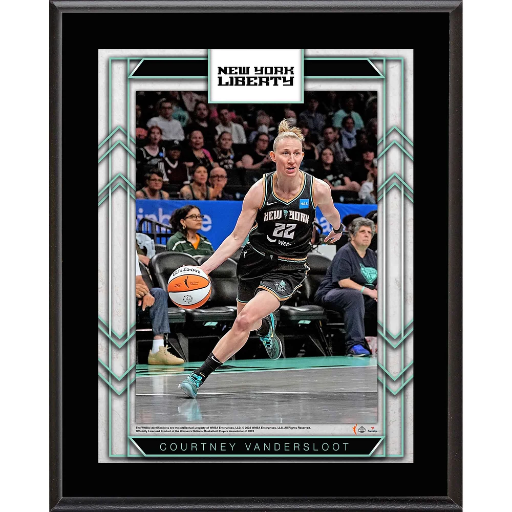 Courtney Vandersloot New York Liberty 10.5" x 13" Sublimated Player Plaque