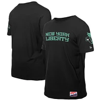 Men's New Era  Black New York Liberty Premium Wordmark T-Shirt