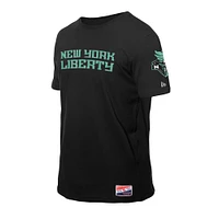 Men's New Era  Black New York Liberty Premium Wordmark T-Shirt