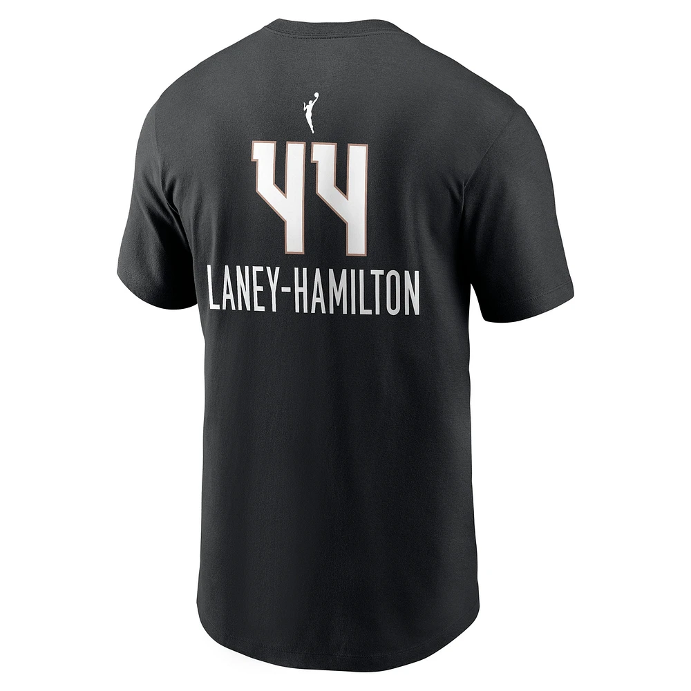 Men's Nike Betnijah Laney-Hamilton Black New York Liberty Explorer Edition Name & Number T-Shirt
