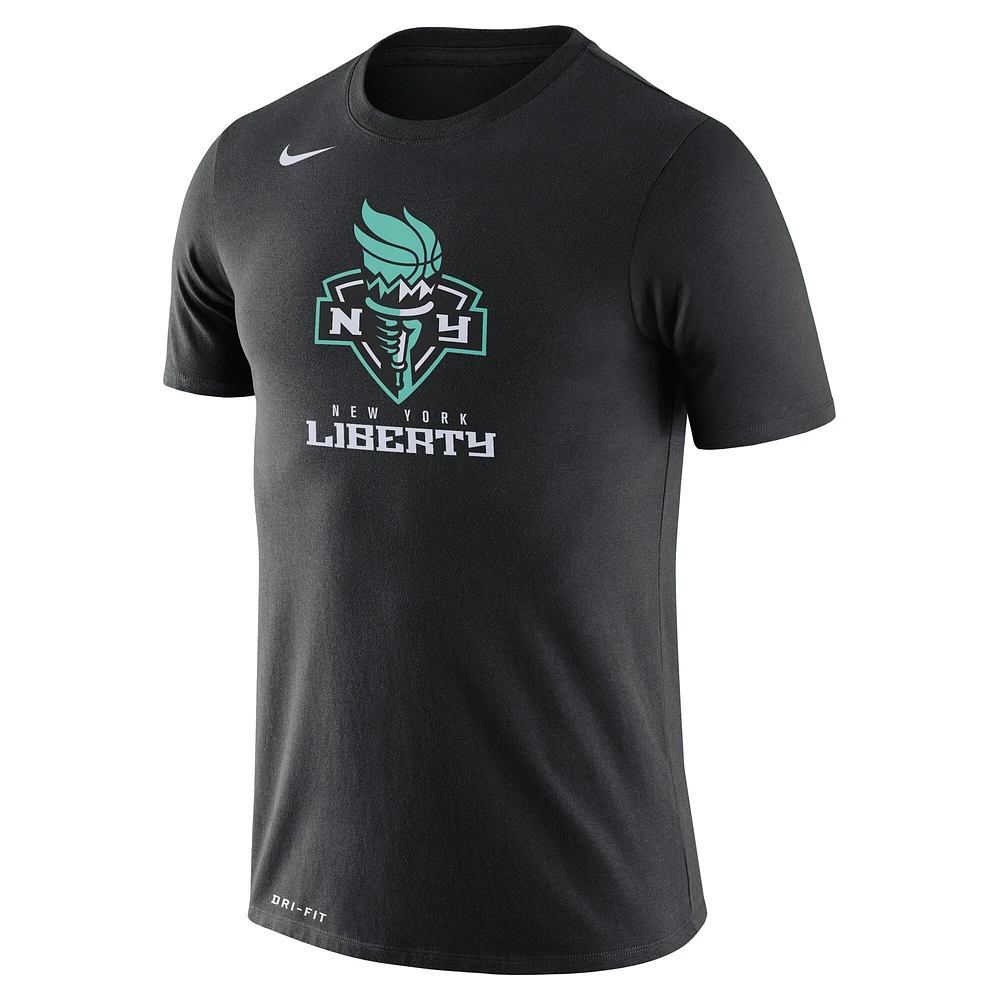 T-shirt Nike Performance noir avec logo New York Liberty pour homme