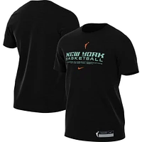 T-shirt d'entraînement Nike New York Liberty On-Court Legend Essential pour homme, noir