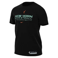 T-shirt d'entraînement Nike New York Liberty On-Court Legend Essential pour homme, noir