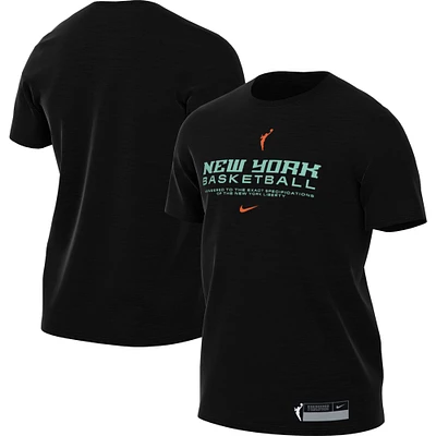T-shirt d'entraînement Nike New York Liberty On-Court Legend Essential pour homme, noir