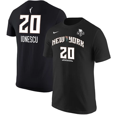 T-shirt avec nom et numéro Nike Sabrina Ionescu pour homme, noir, édition New York Liberty Explorer