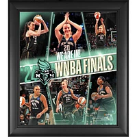 New York Liberty 2024 WNBA Finals Framed 15" x 17" We're In Collage