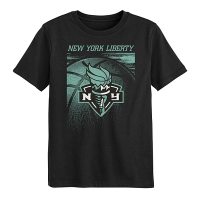 Preschool  Black New York Liberty Big Ball T-Shirt