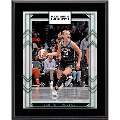 Plaque de joueur sublimée Sabrina Ionescu New York Liberty 10,5" x 13"