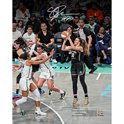 Sabrina Ionescu New York Liberty 2024 WNBA Finals Champions Autographed 8" x 10" Action Photograph
