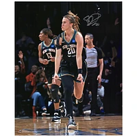 Sabrina Ionescu New York Liberty Autographed 16" x 20" Celebrating in Black Jersey Photograph