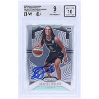 Sabrina Ionescu New York Liberty Autographed 2020 Panini Prizm #89 Beckett Fanatics Witnessed Authenticated 9/10 Rookie Card 
