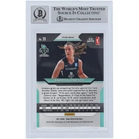 Sabrina Ionescu New York Liberty Autographed 2021 Panini Prizm WNBA Silver Prizm #39 Beckett Fanatics Witnessed Authenticated 9/10 Card