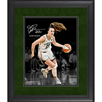Sabrina Ionescu New York Liberty Facsimile Signature Framed 11" x 14" Spotlight Photograph
