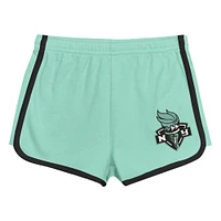 Ensemble t-shirt et short New York Liberty Double Run pour tout-petit