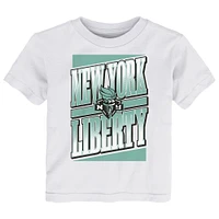 T-shirt blanc pour tout-petits de l'équipe New York Liberty