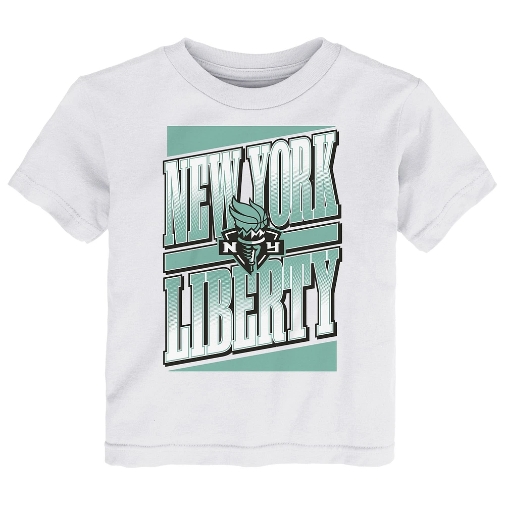 T-shirt blanc pour tout-petits de l'équipe New York Liberty